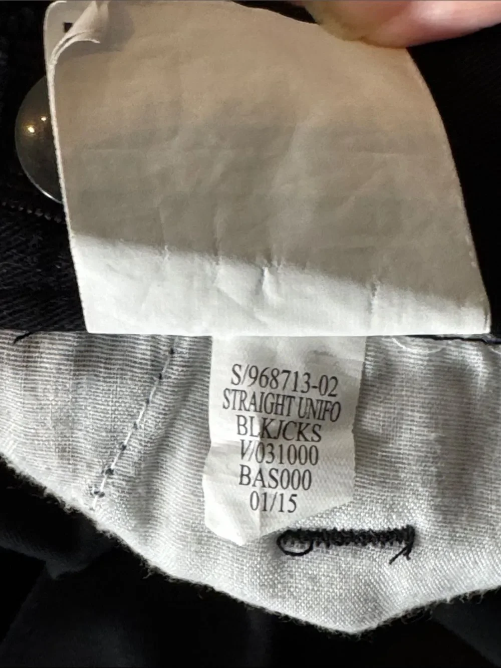 Old Navy Youth Black Straight Leg Pants 100% Cotton Size 14 Regular